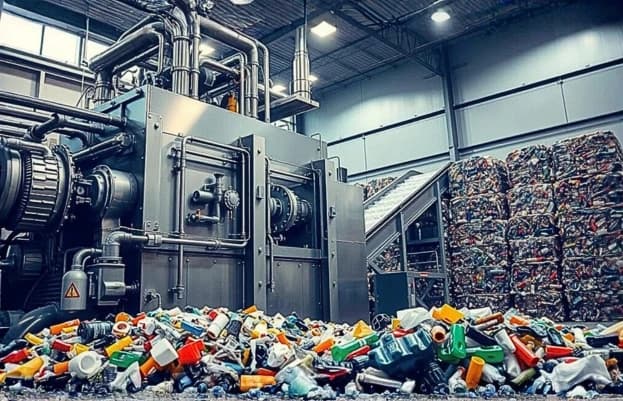 Planta de reciclaje de plásticos industriales DJPLAS S.A.C. en Puente Piedra, Lima